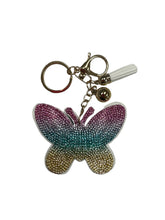 Load image into Gallery viewer, Rainbow Butterfly Keychain
